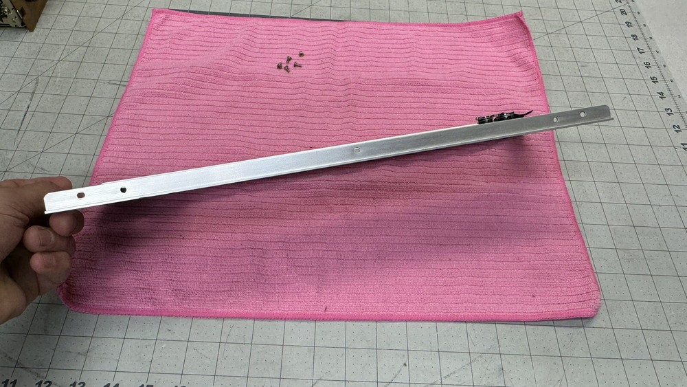 Original OEM Technics SA-300 Receiver Front Aluminum Panel Only W/ Screws 🔥