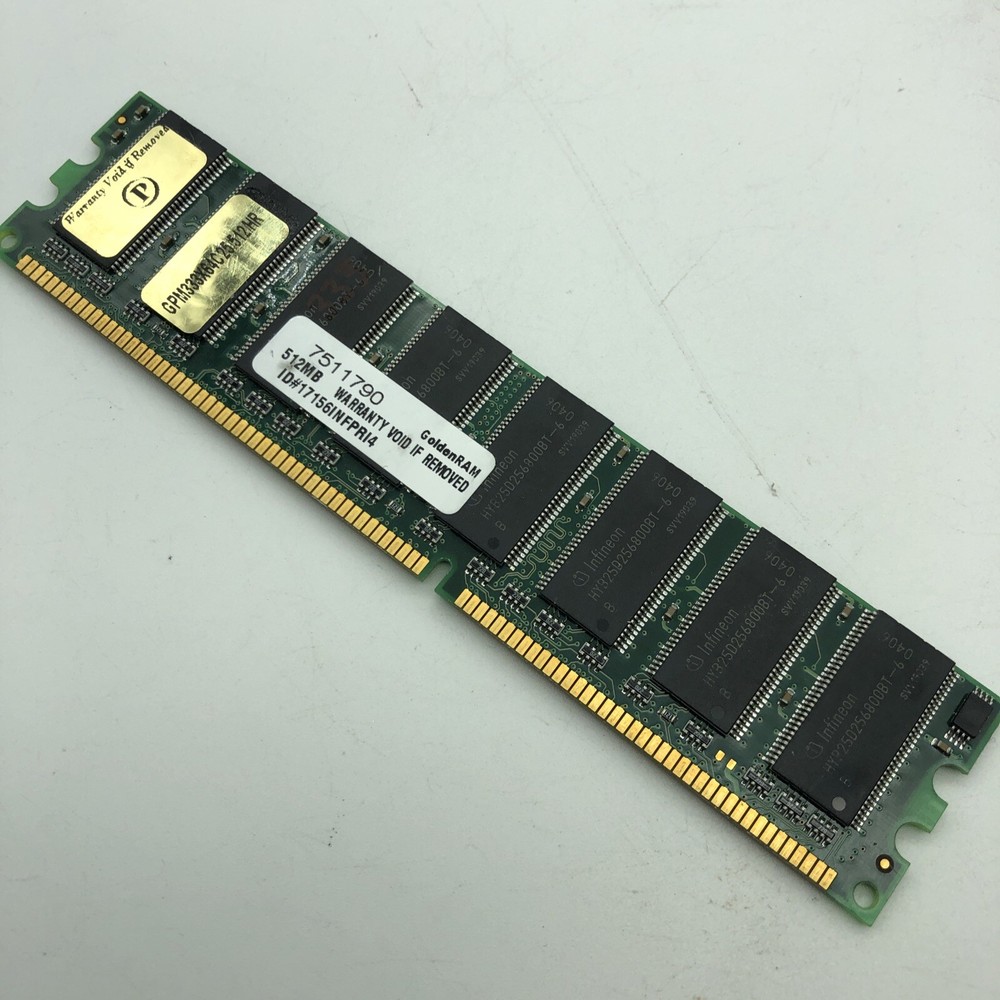 512mb PC2100 DDR266 ( NON-ECC ) 64mx64 SDRAM Rare Vintage