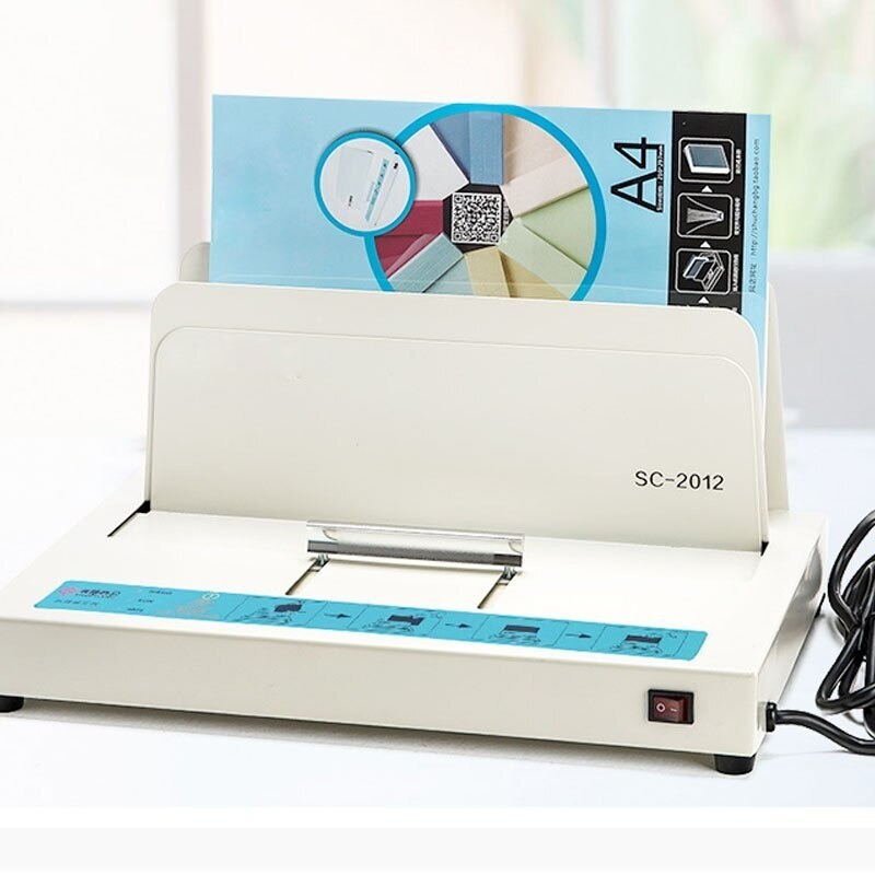 Hot Melt Binding Machine A4 Book Cover Fully Automatic Perfect Binding Machine
