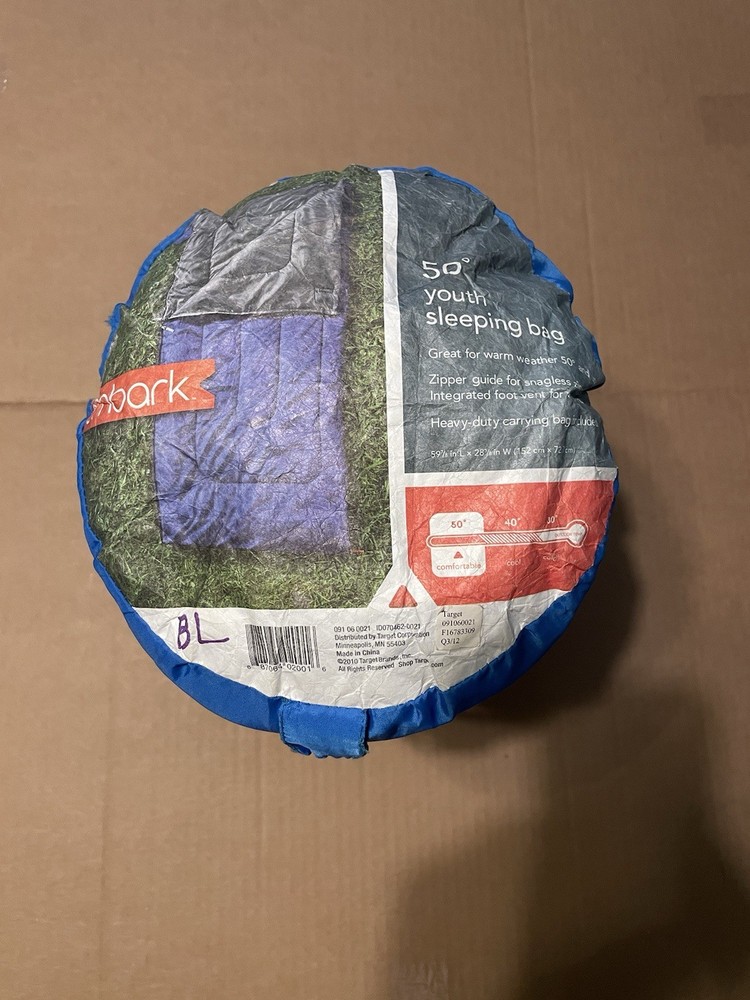 Embark 50 Youth Sleeping Bag - Blue