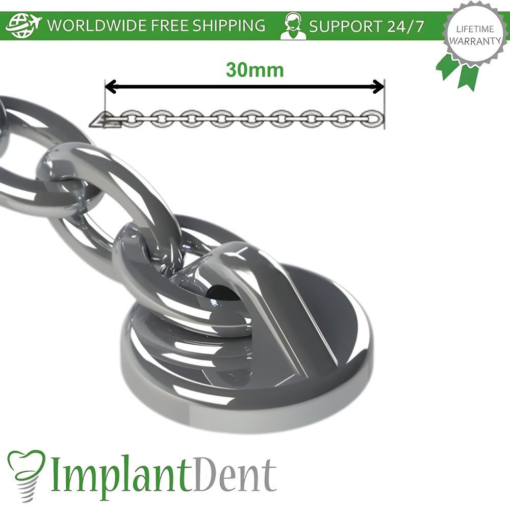Non-Errupted Teeth Hook Traction Chain Buttons Force Application And Alignment