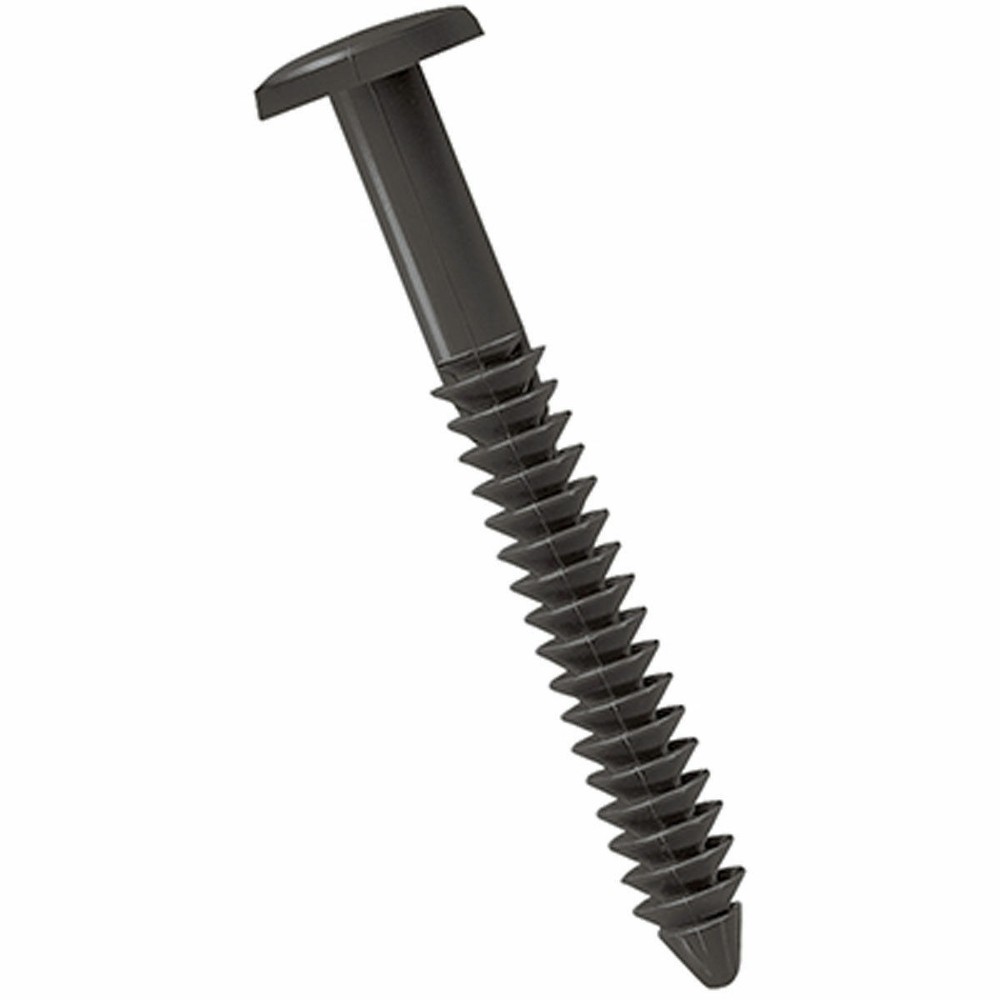 Tuxedo Grey 60 Pack Window Shutters Panel Peg Loks 3" Shutter Fasteners Spikes