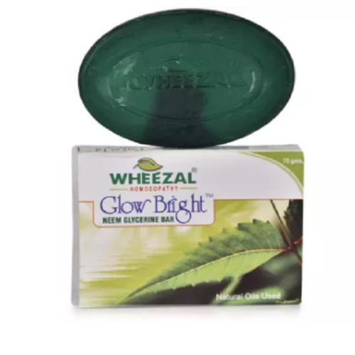 Wheezal homeopathy Glow Bright Neem Soap (75g)