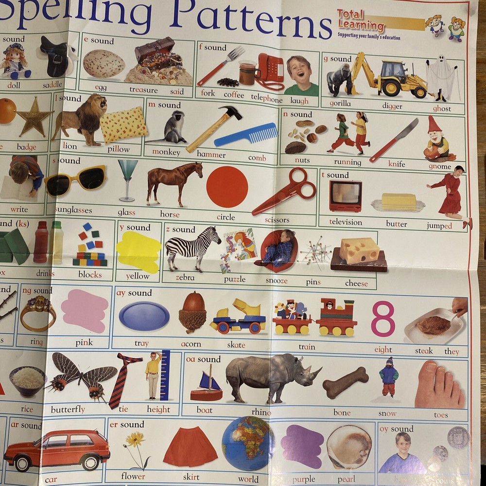 DK phonics: spelling patterns chart