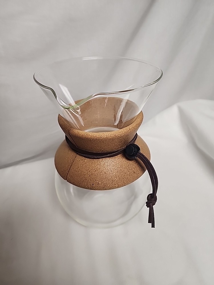 Mubod Replacement Coffee Carafe Leather Cord and cork