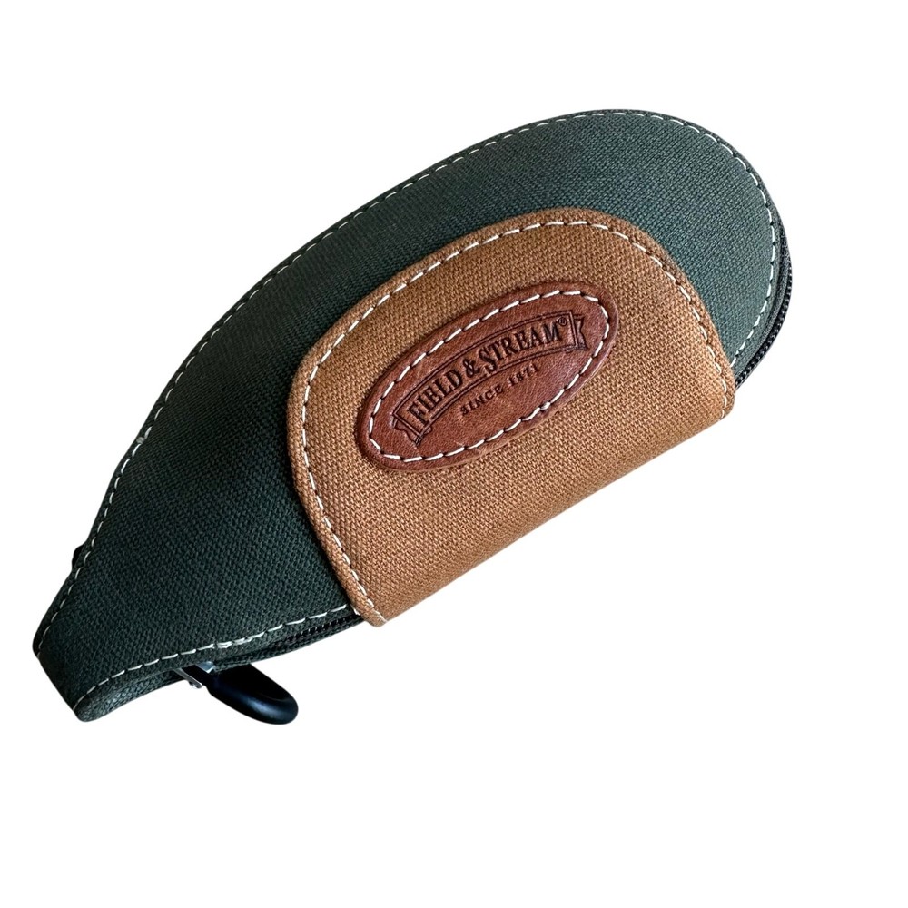 Field & Stream Hard Glasses Case Zip around Green