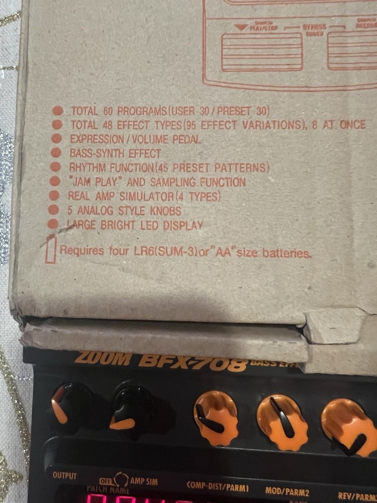 Zoom BFX-708 Bass Effects Processor