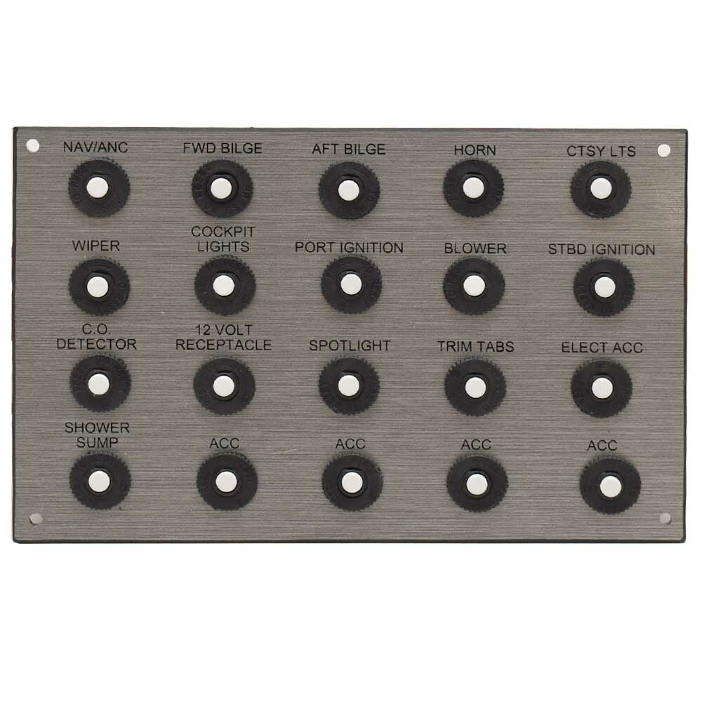 Larson Boat Breaker Panel | 350 Cabrio Glossy Gray Plastic