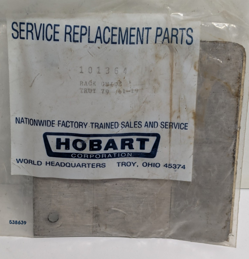 NOS OEM Hobart Rack Guide Part# 101364