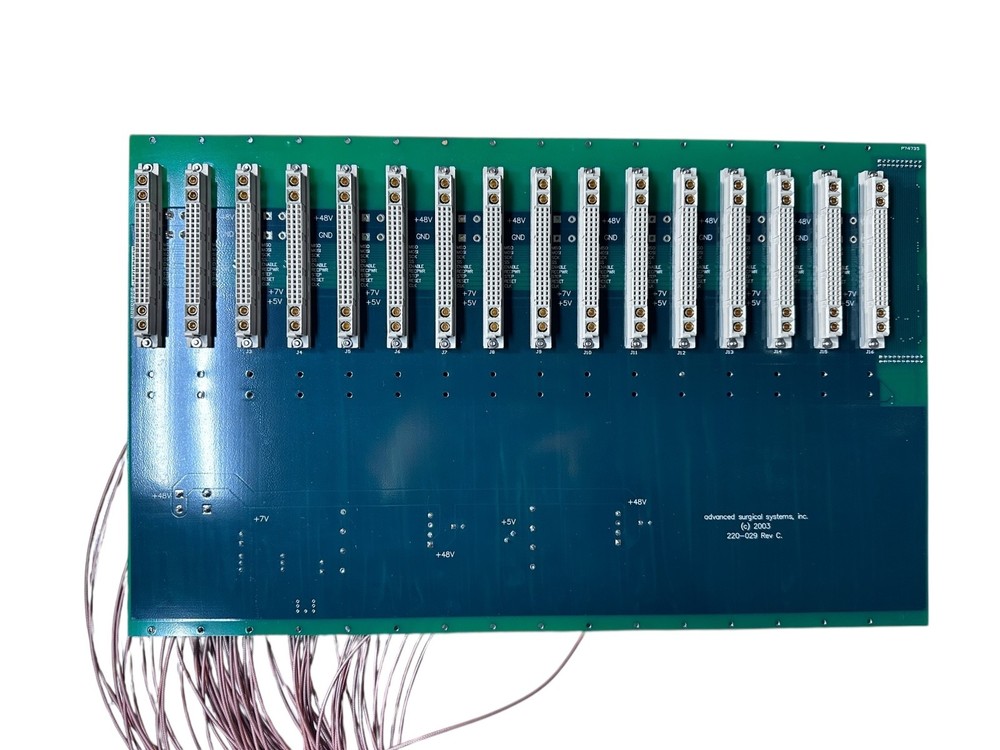 Advanced Surgical Systems RF Output Distribution Backplane Board 220-029 Rev C