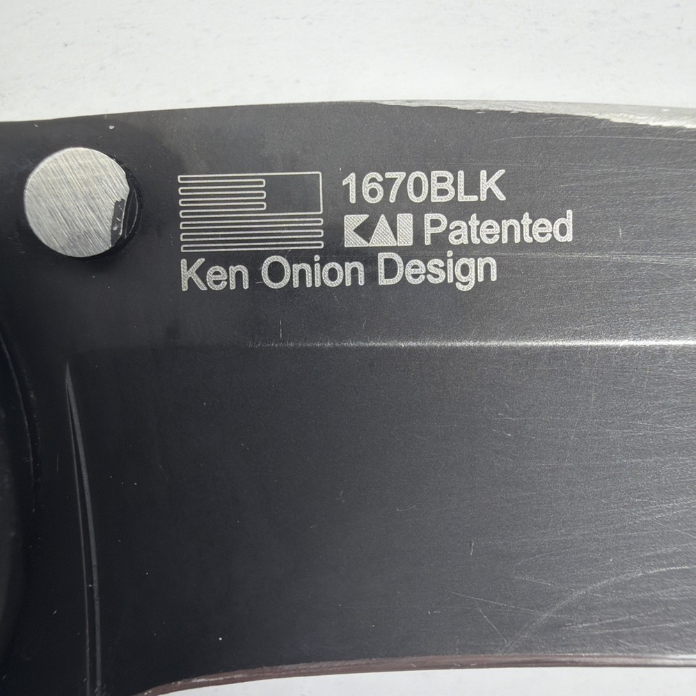 Kershaw Blur Speedsafe Assisted Open Knife 1670BLK Plain Edge