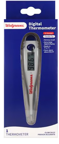 Walgreens Digital Thermometer Flexible Tip