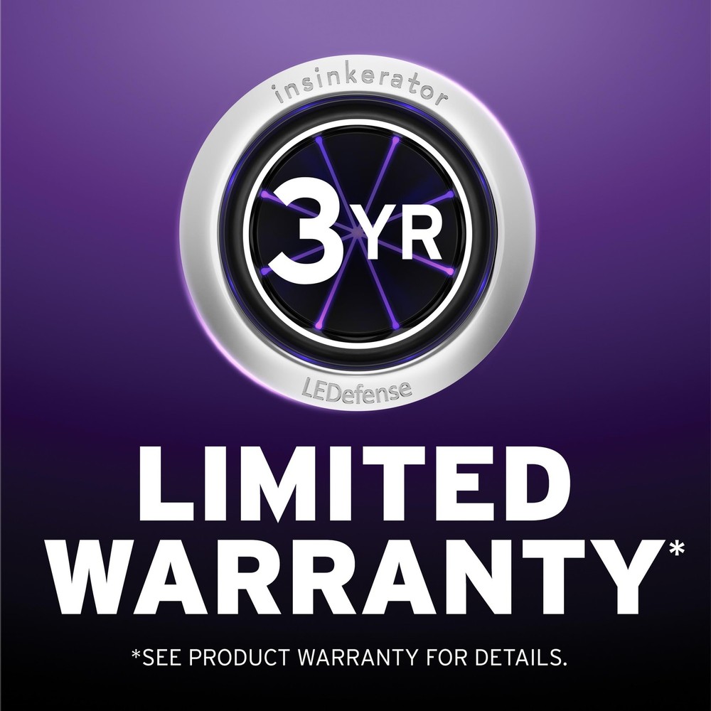 InSinkErator LEDefense Garbage Disposal Flange Antimicrobial LED Accessory