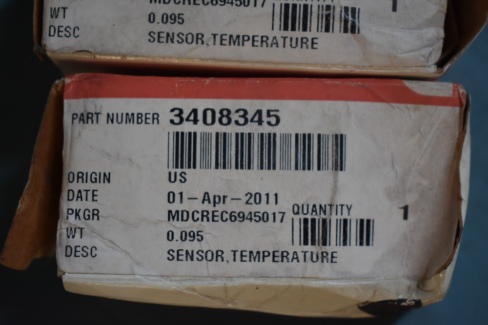 Cummins 3408345 Intake Air Temperature Sensor OEM NOS