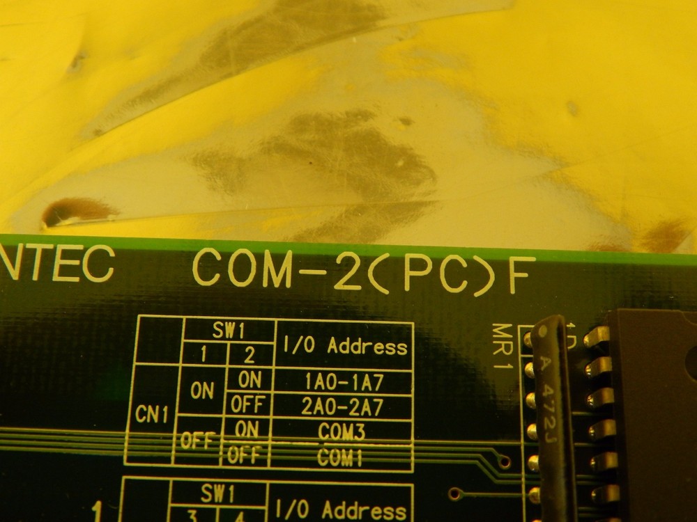 Contec COM-2(PC)F Communication Board PCB Card 7065 Used Working