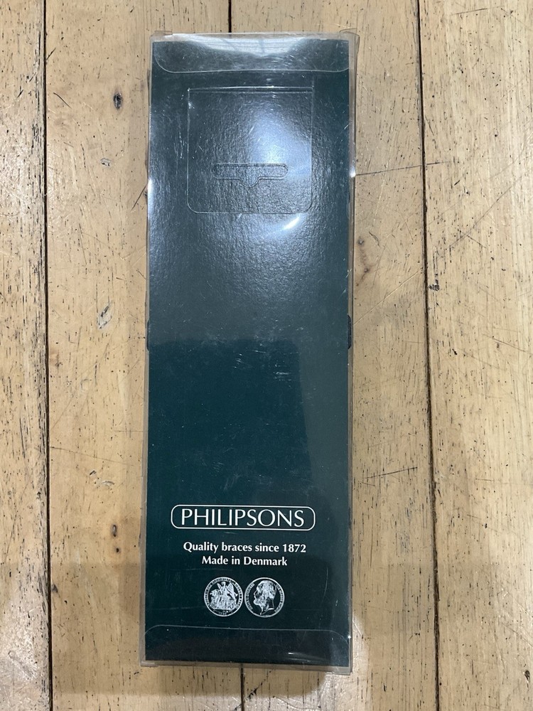 Philipsons Black Clip On Braces