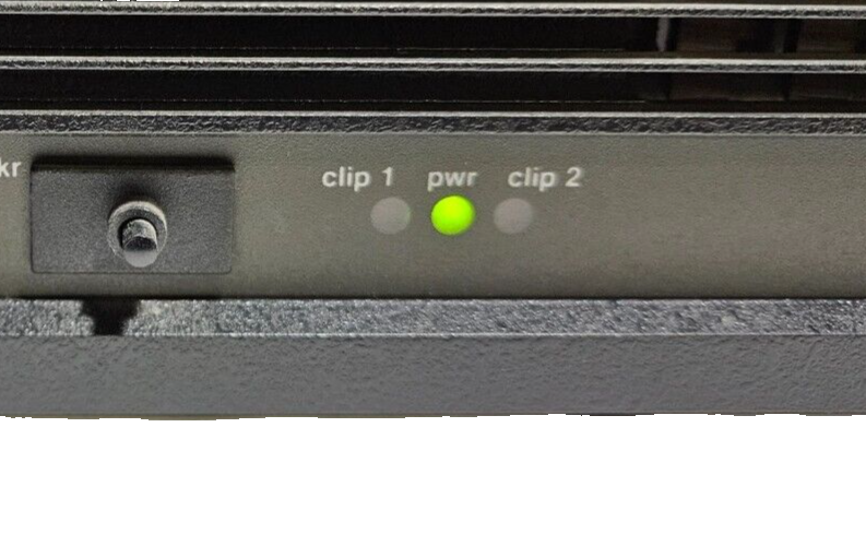 QSC Model 1400 200W@8 Ohms Power Amp- Turns On- Pulled From Working Environment