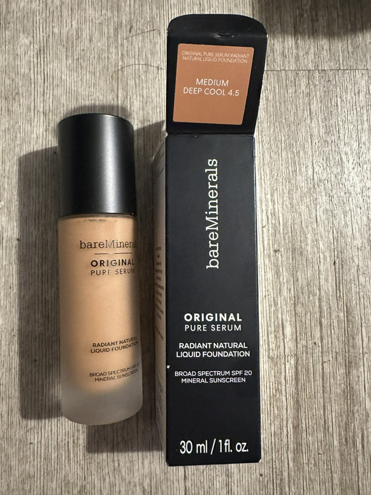 bareMinerals Original Serum Mineral Liquid Foundation MEDIUM DEEP COOL 4.5