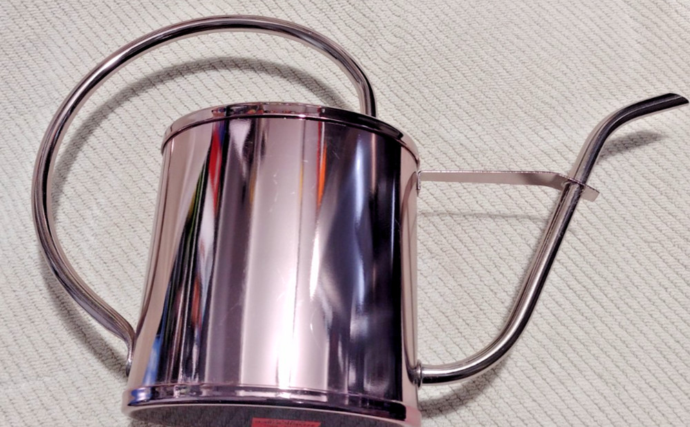 Polished Copper-look petite watering can