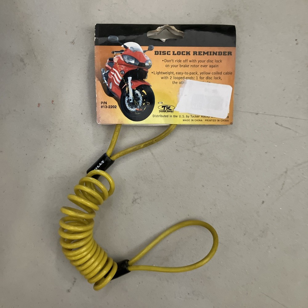 Bully Locks Disc Lock Reminder 132202 13-2202 bkm132202