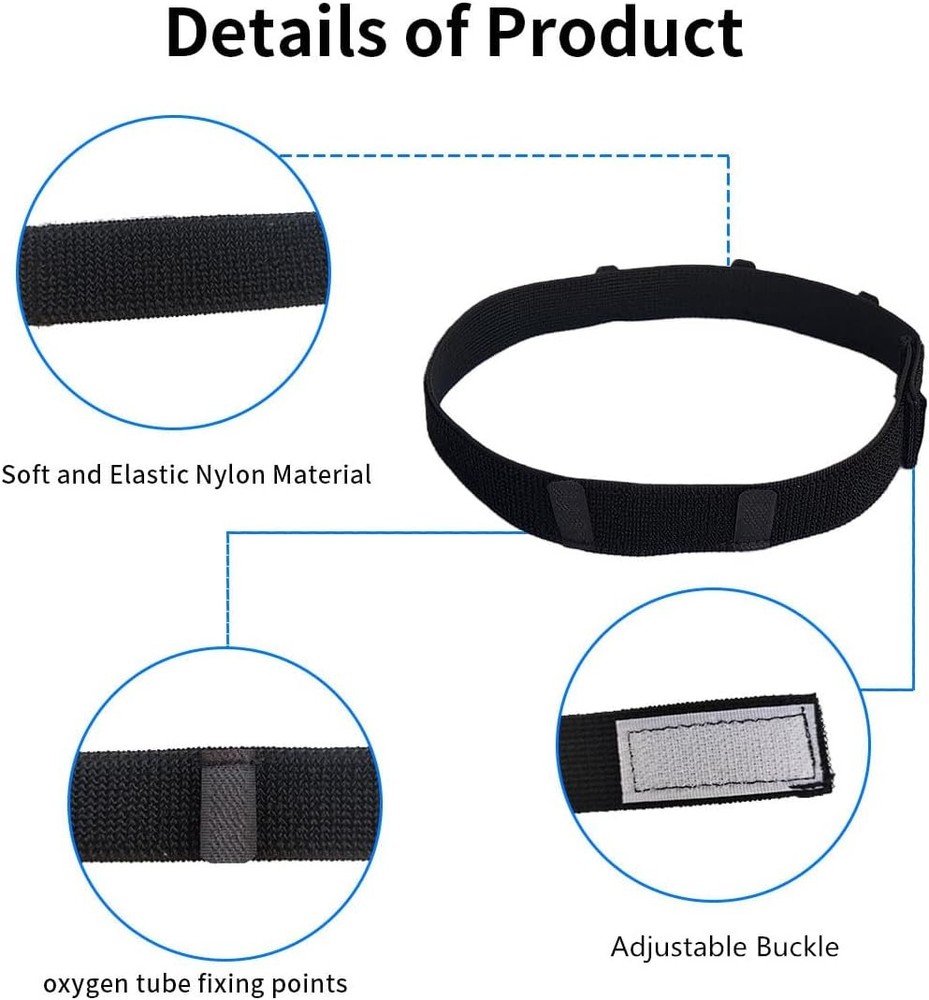 Comfortable Nasal Oxygen Cannula Ear Protector，Adjustable Cannula...