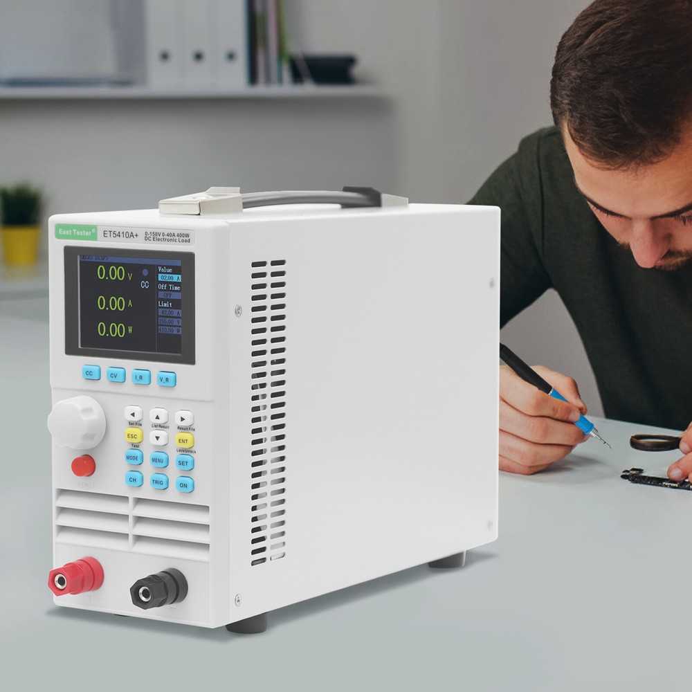 High Precision DC Electronic Load Tester, Single Channel 150V 0-40A, Versatile