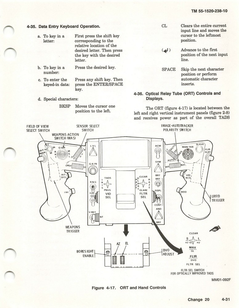 AH-64A Apache Helicopter 1992 Operator's Manual Flight Manual - CD