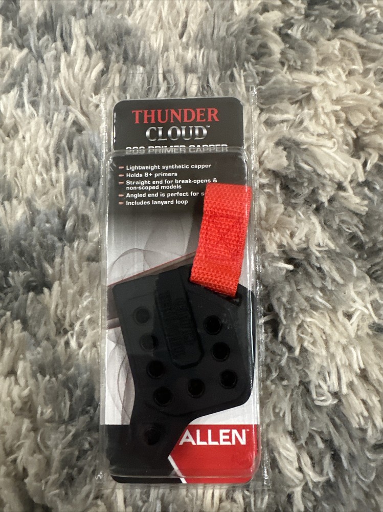 Thunder Cloud 209 Inline Muzzle loader Primer Capper by Allen, holds 8+ Primers