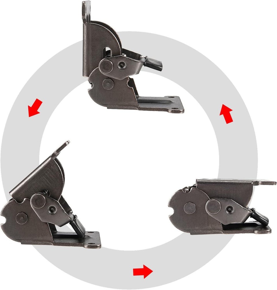 4PCS Self Locking Folding Hinge 0 90 180 Degree Foldable Leg Hinge Support Brac