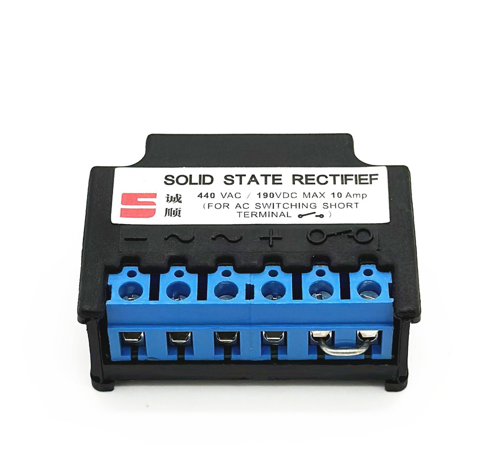 SOLID STATE RECTIFIER 440VAC 190VDC MAX 10Amp Motor Brake Rectifier