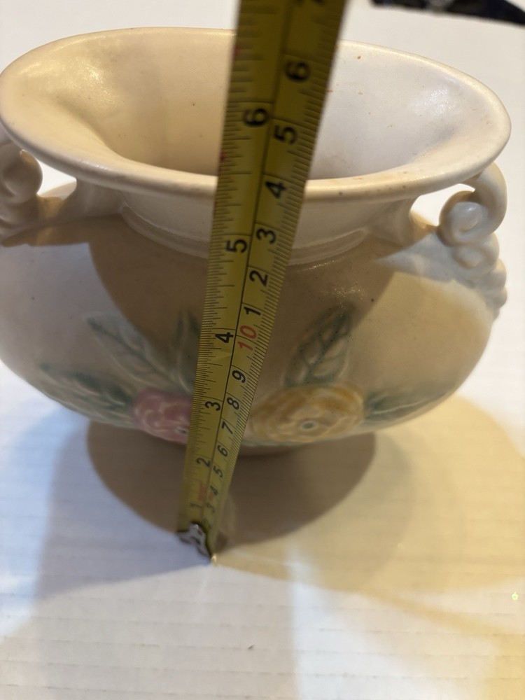 Vintage Hull Art Pottery Magnolia pattern planter