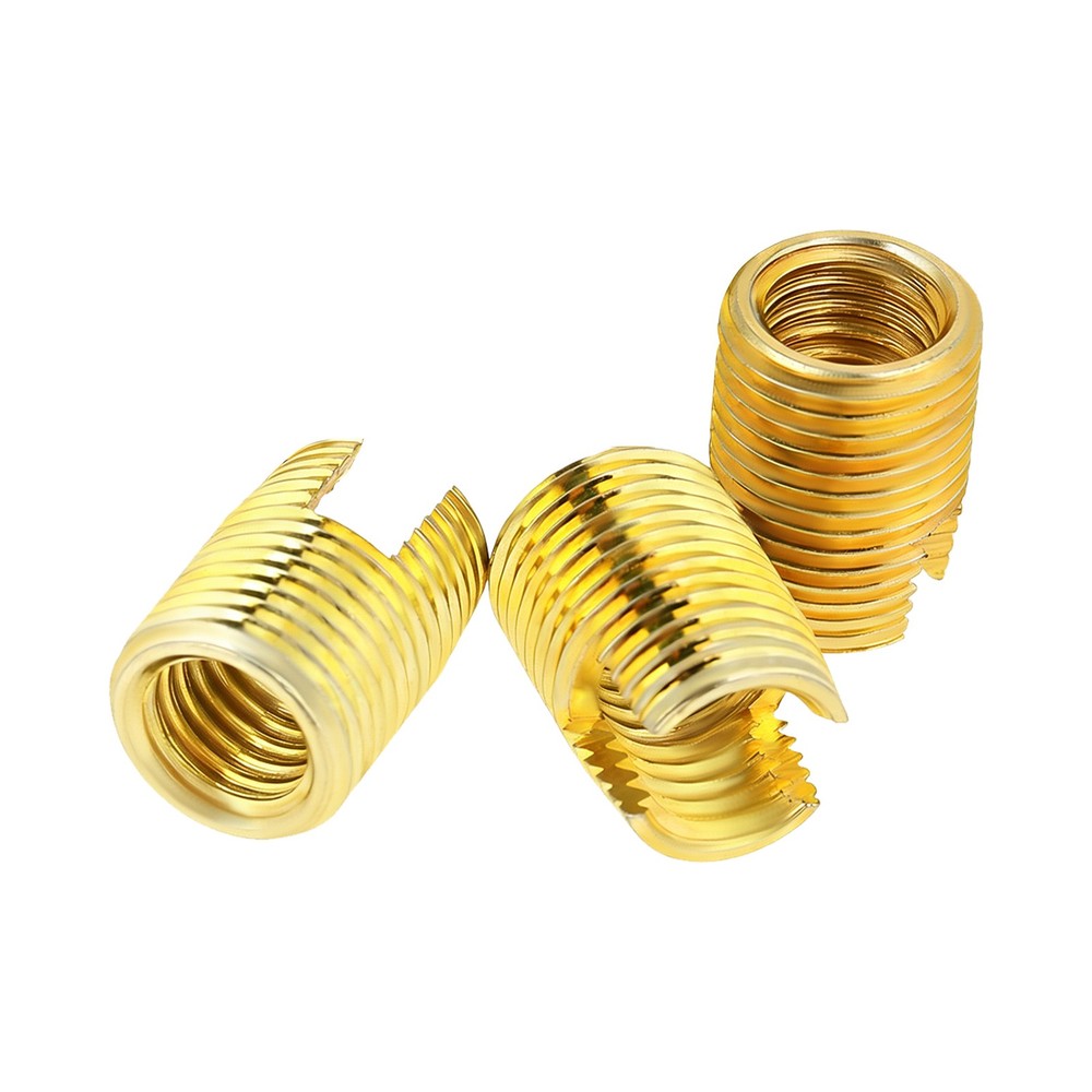 Gold Self Tapping Thread Inserts 50Pcs Set for Thread Repair Tool