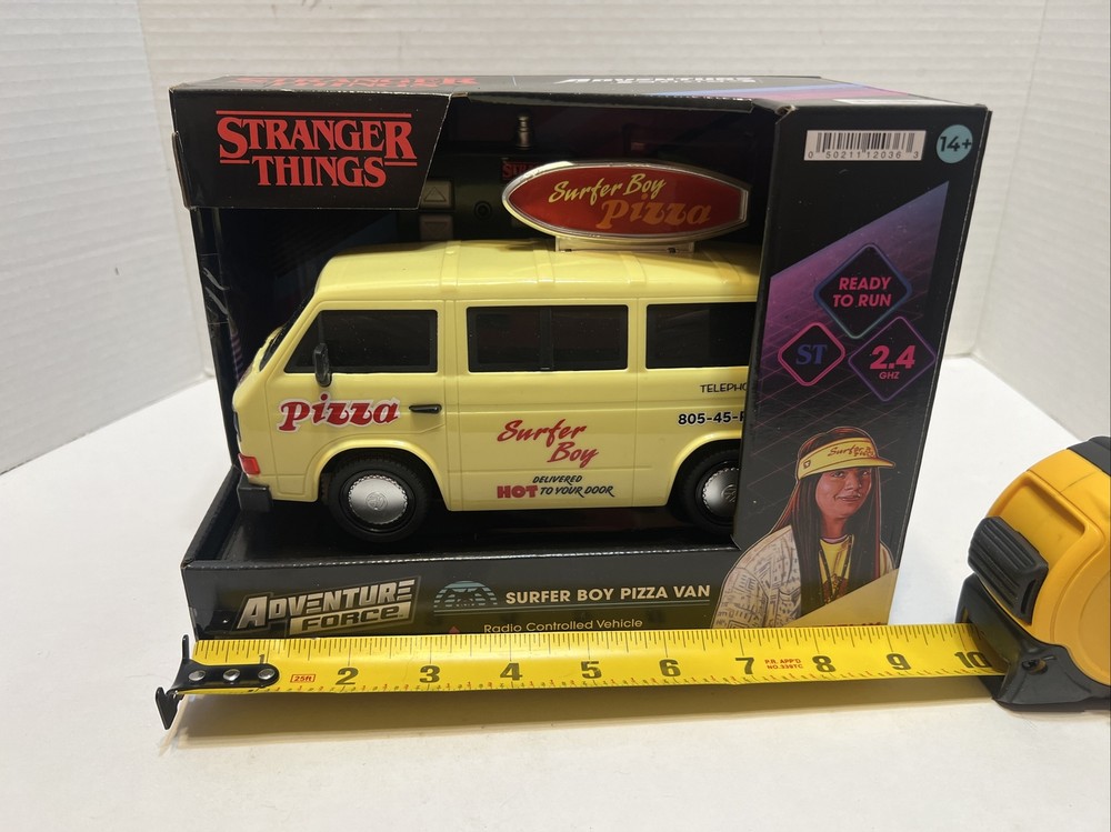 Stranger Things 2 3 Radio Controlled Surfer Boy Pizza Van Adventure Force