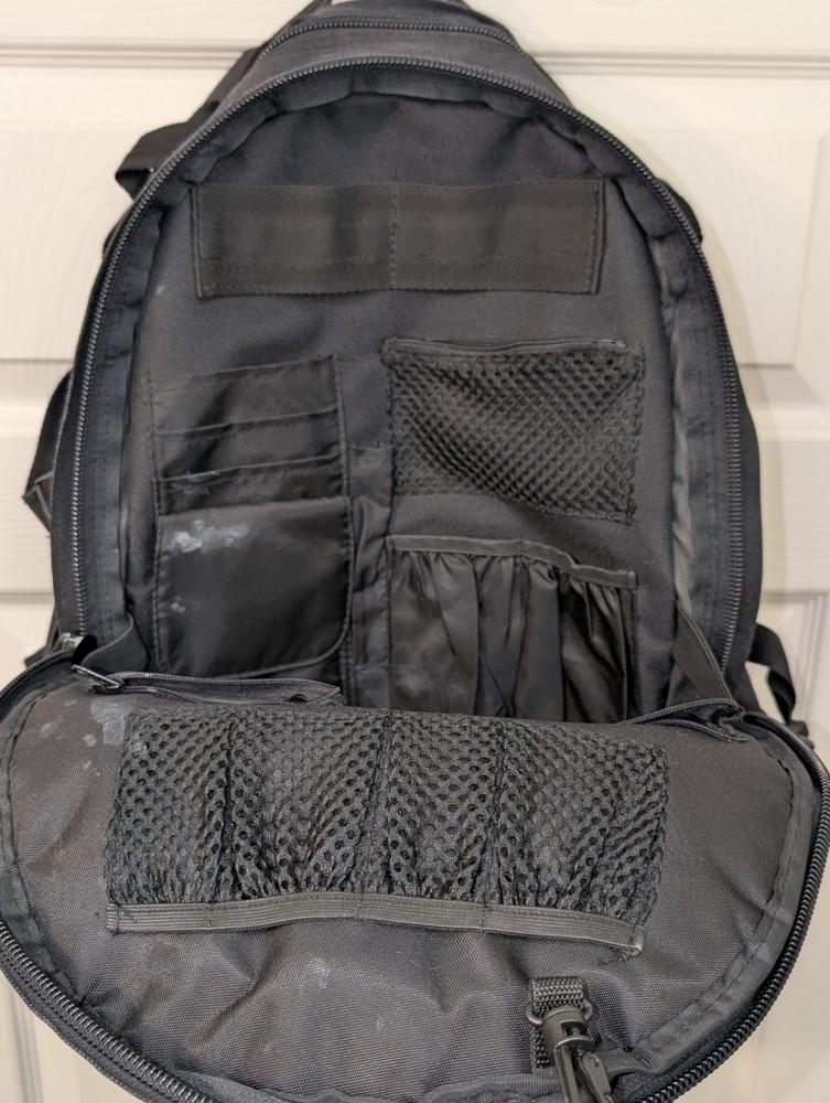 Piper Gear Large Bugout Bag Expanding Backpack Black