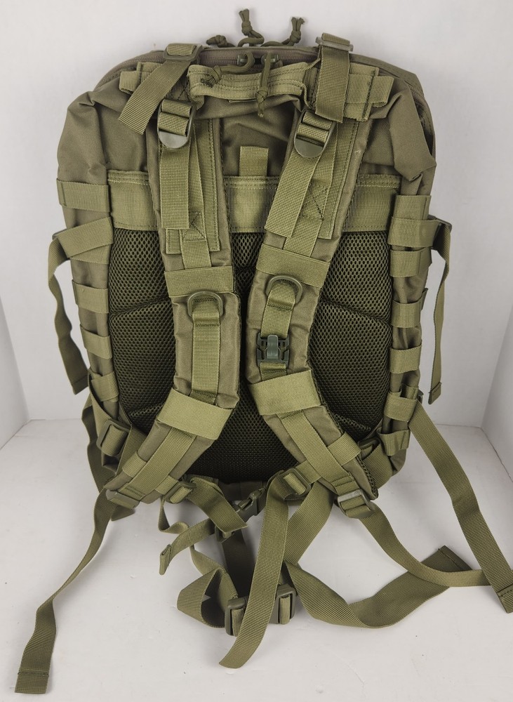 USCCA Military Green Tactical Backpack Bugout Bag Adjustable Straps Multi Pocket