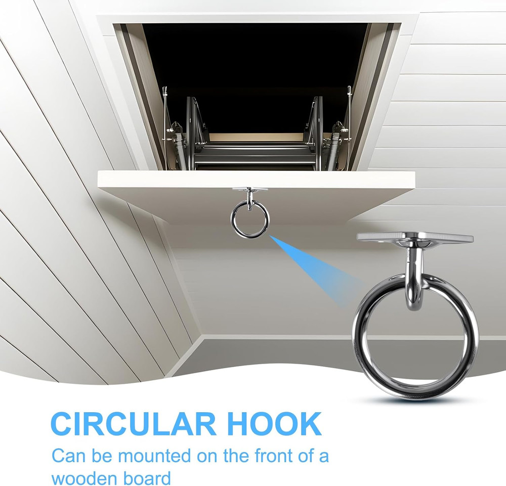 Attic Pull Down Hook, Extendable Attic Pull Rod, Attic Ladder Pull Down Syste...