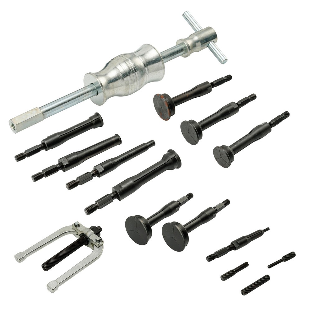 Inner Bearing Blind Hole Remover Extractor Puller Set Pilot w/ Slide Hammer 16pc