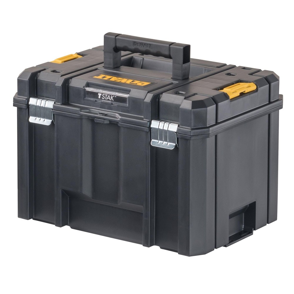 DEWALT TSTAK Tool Box, Extra Large Design, Removable Tray for Easy Access to ...