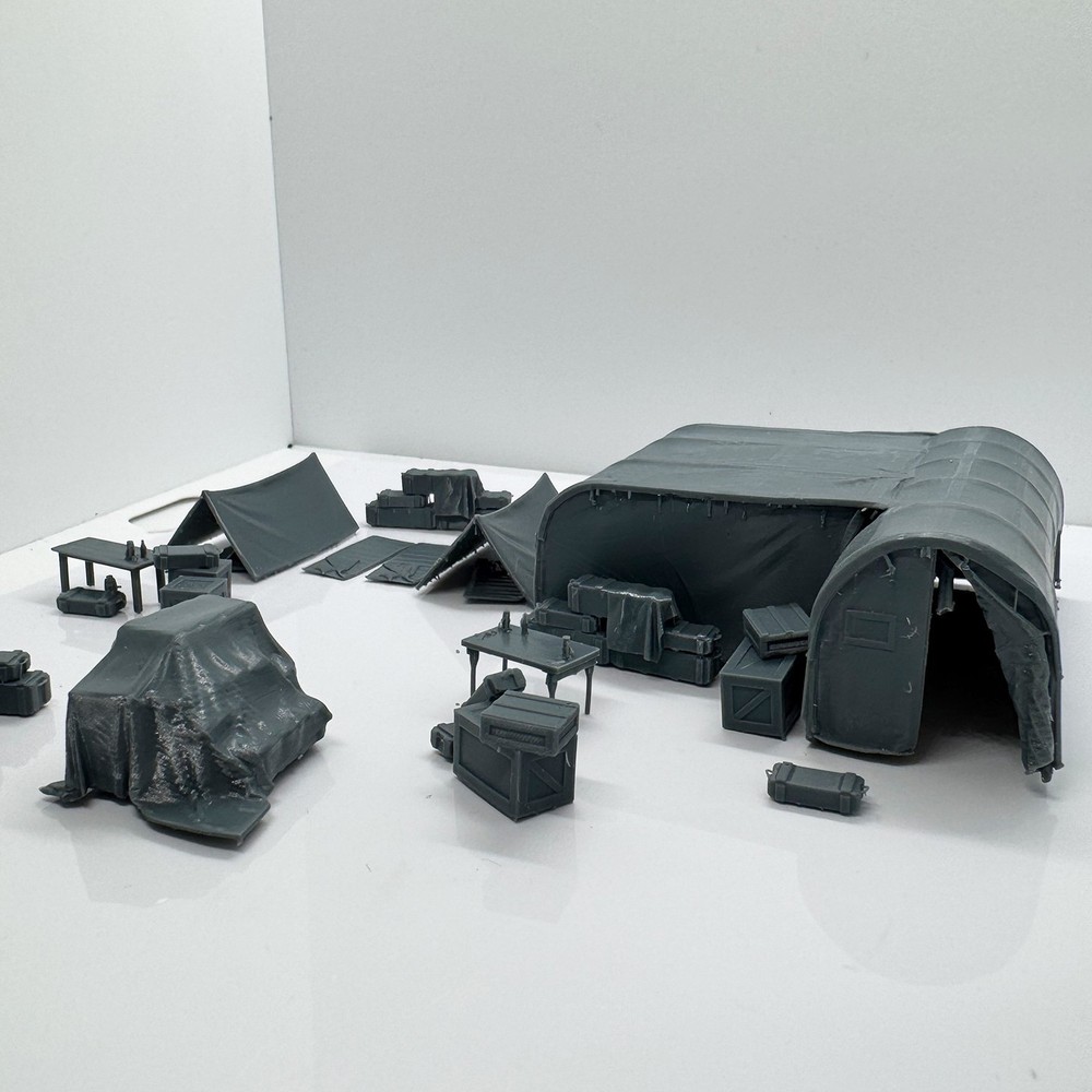 SSMODEL 1/64 Ruins Military Base