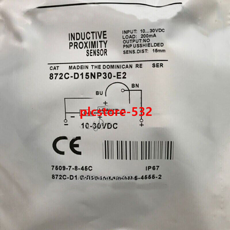 New 872C-D15NP30-E2 Inductive Proximity Switch Sensor #DW