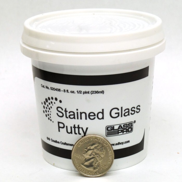 Glass Pro Black Putty/Cement 1/2 Pint