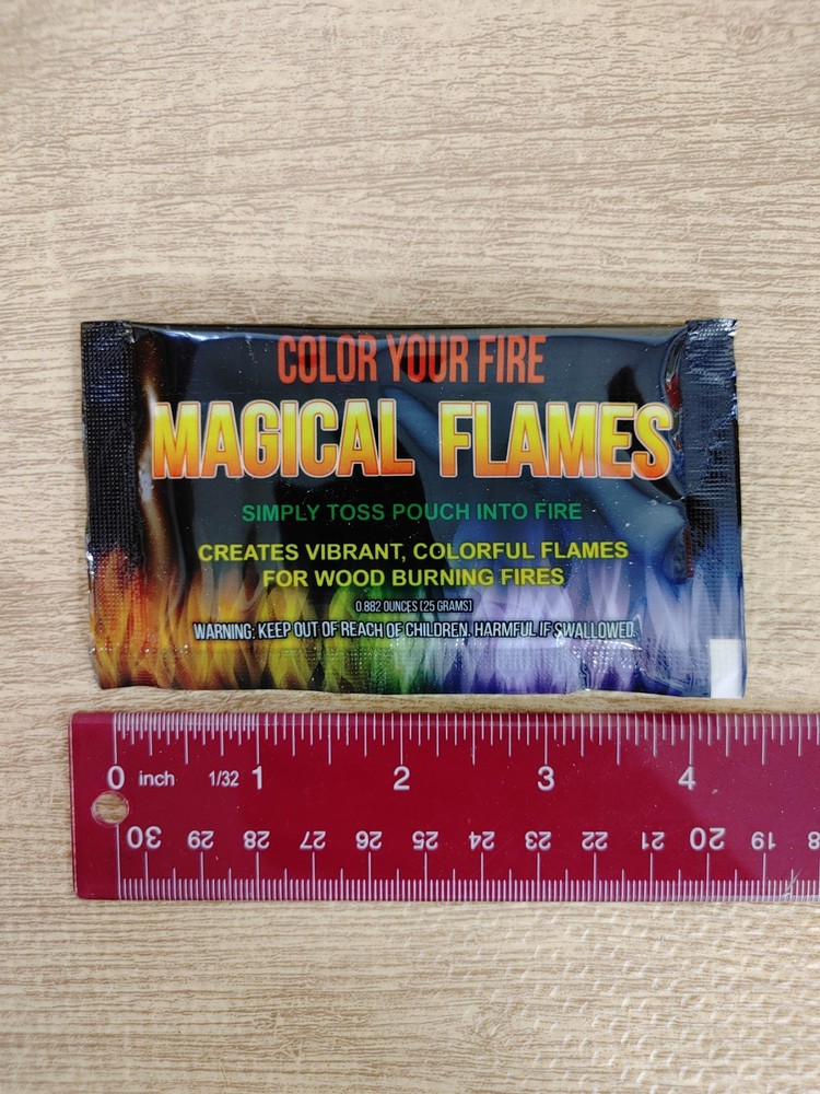 Magical Flames Fire Color Changing Packets for Campfires Fireplace