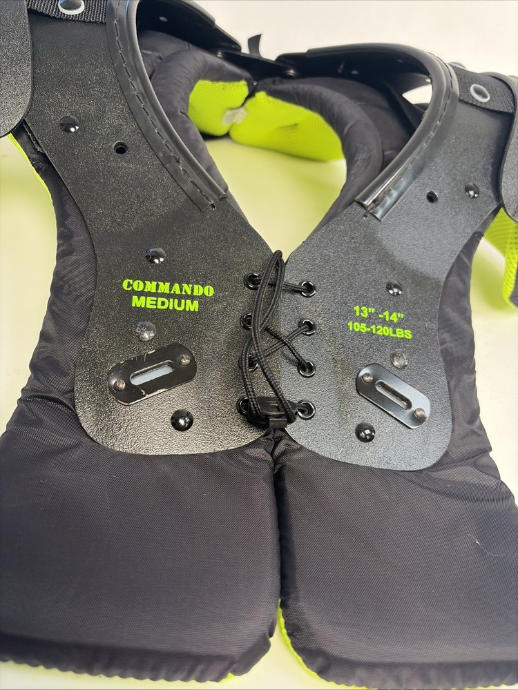 Douglas Commando Football Shoulder Pads, Size Medium (13-14")