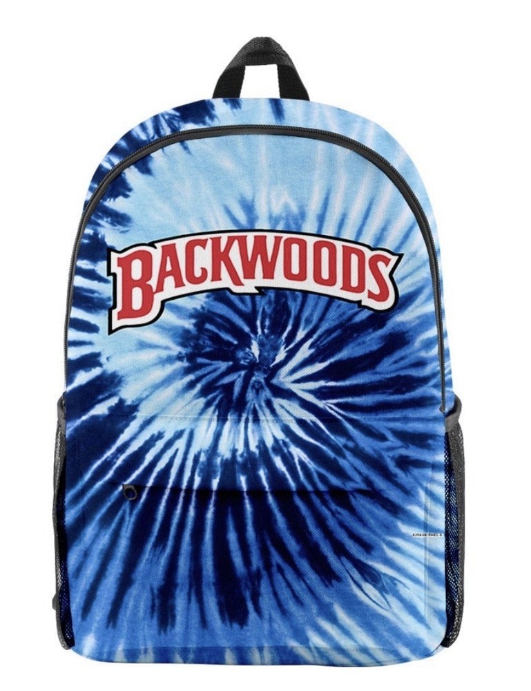 Backwoods Backpack Blue & White  Tie Dye New