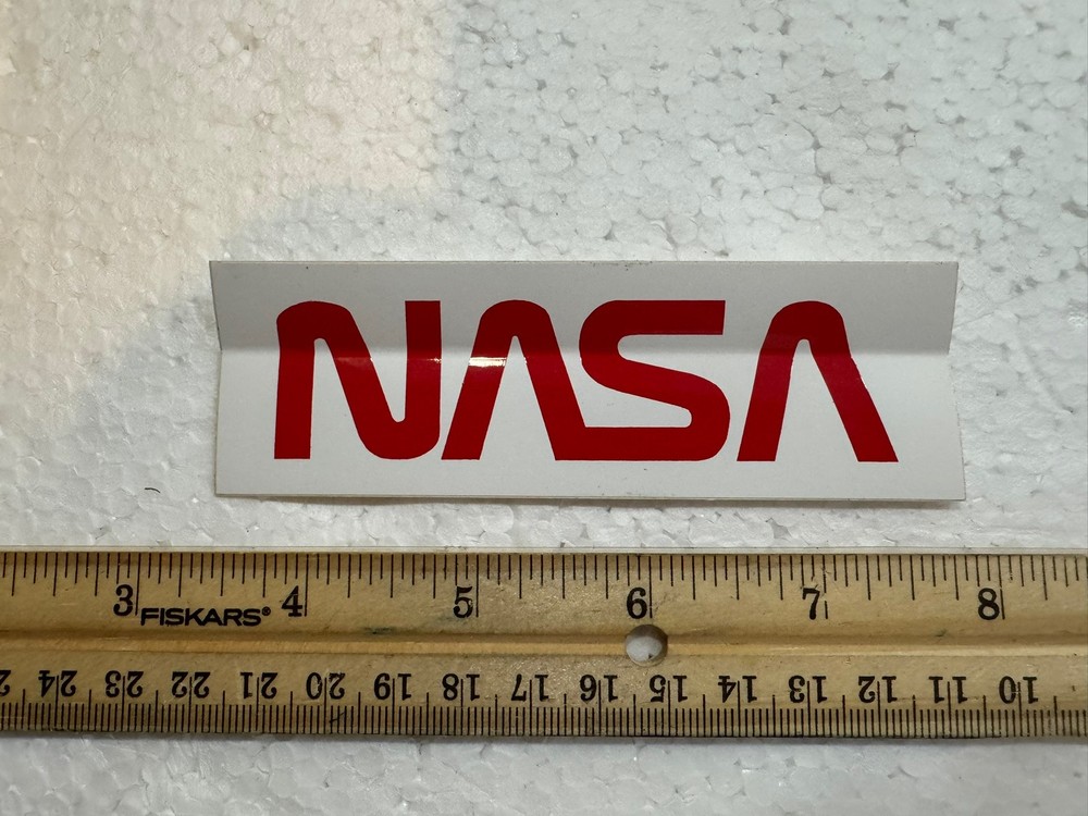 Vintage NASA Logo Sticker