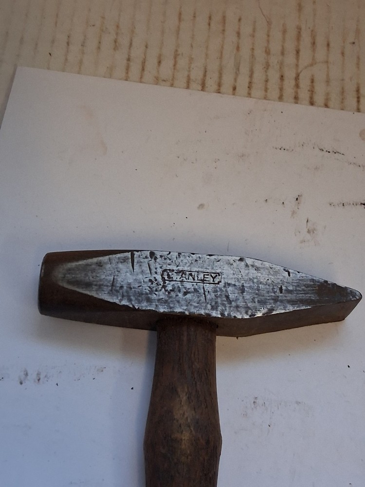 Vintage cross peen Stanley hammer, Bell System