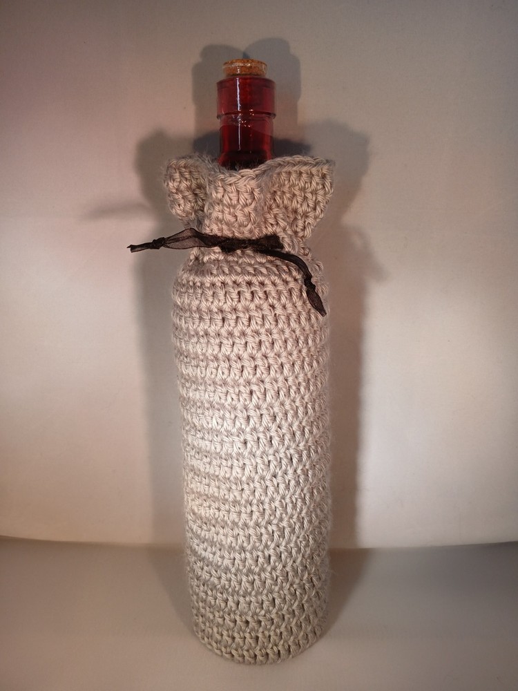 Crocheted Wine Cozy