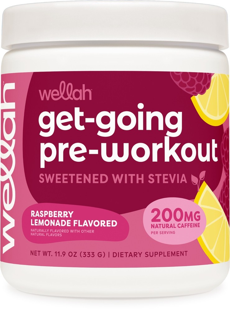 Wellah Get-Going Pre-Workout Drink Mix (Raspberry Lemonade)