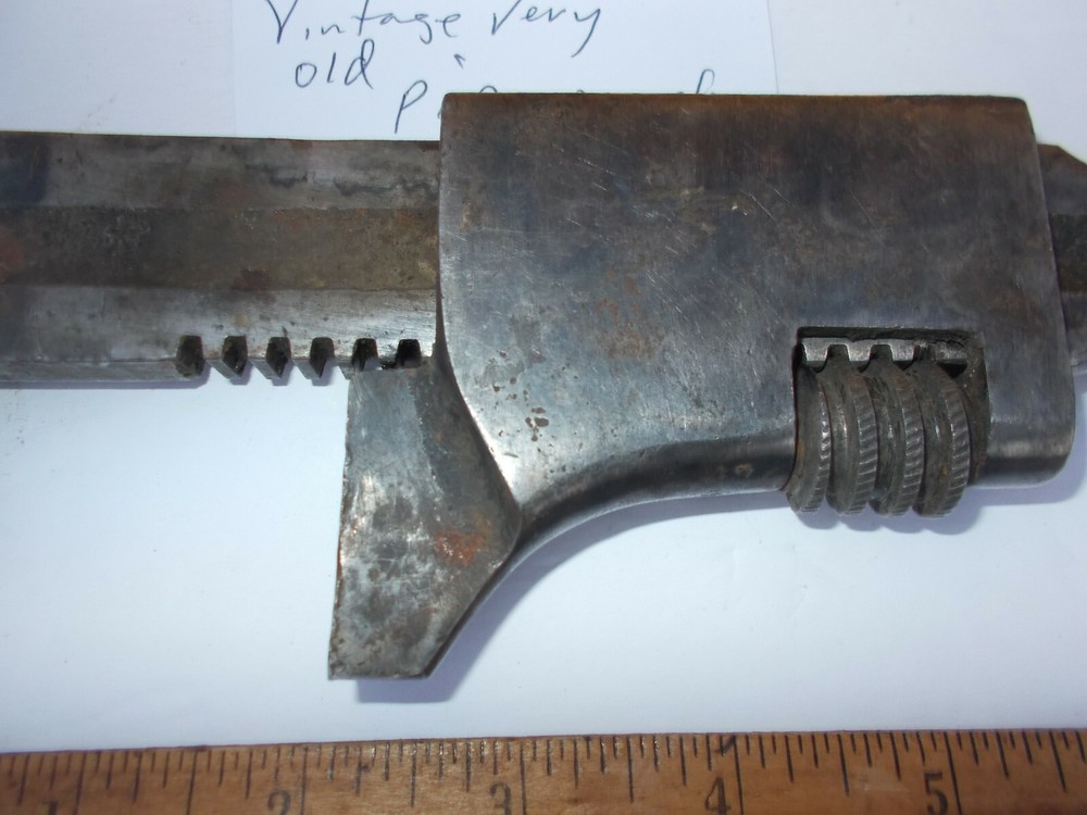 Vtg. pipe wrench, very old