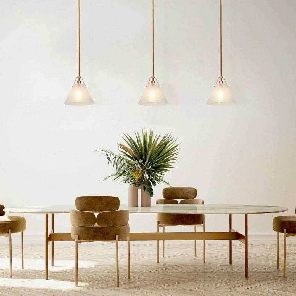 Uolfin Mid-Century Modern Cone Kitchen Island Pendant Light 1-Light